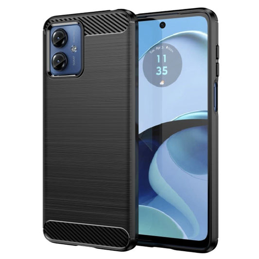 Θήκη για Motorola Moto G14, Techsuit, Carbon, Μαύρο