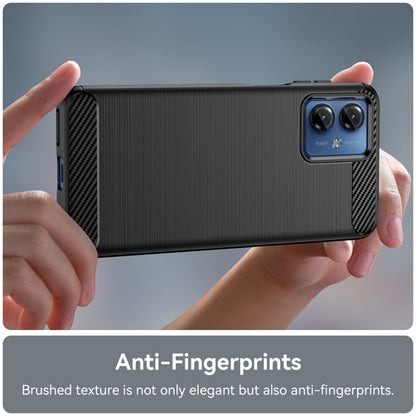 Θήκη για Motorola Moto G14, Techsuit, Carbon, Μαύρο