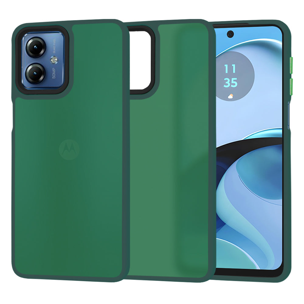 Case for Motorola Moto G14, Techsuit, HaloFrost, Green