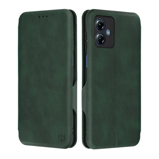 Θήκη για Motorola Moto G14, Techsuit, Safe Wallet Plus, Πράσινο