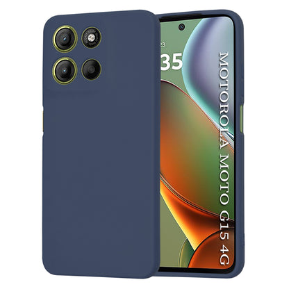 Θήκη για Motorola Moto G15 / G15 Power, Techsuit, SoftFlex, Μπλε σκούρο