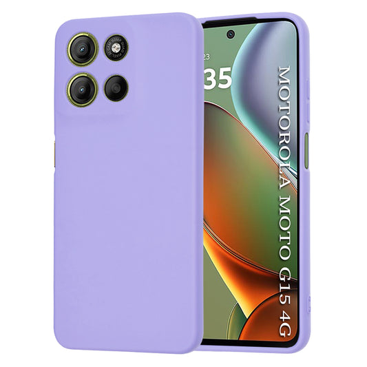 Θήκη για Motorola Moto G15 / G15 Power, Techsuit, SoftFlex, Ανοιχτό Μωβ