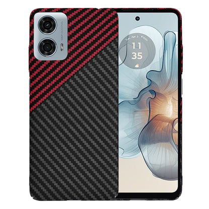 Θήκη για Motorola Moto G24 Power, Techsuit, Carbonite FiberShell, Μαύρο Κόκκινο