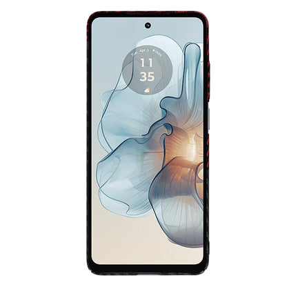 Θήκη για Motorola Moto G24 Power, Techsuit, Carbonite FiberShell, Μαύρο Κόκκινο