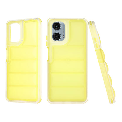 Θήκη για Motorola Moto G24 Power, Techsuit, Wave Shield, Κίτρινη