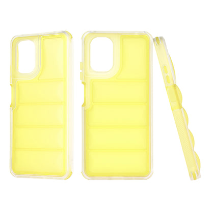 Θήκη για Motorola Moto G24 Power, Techsuit, Wave Shield, Κίτρινη