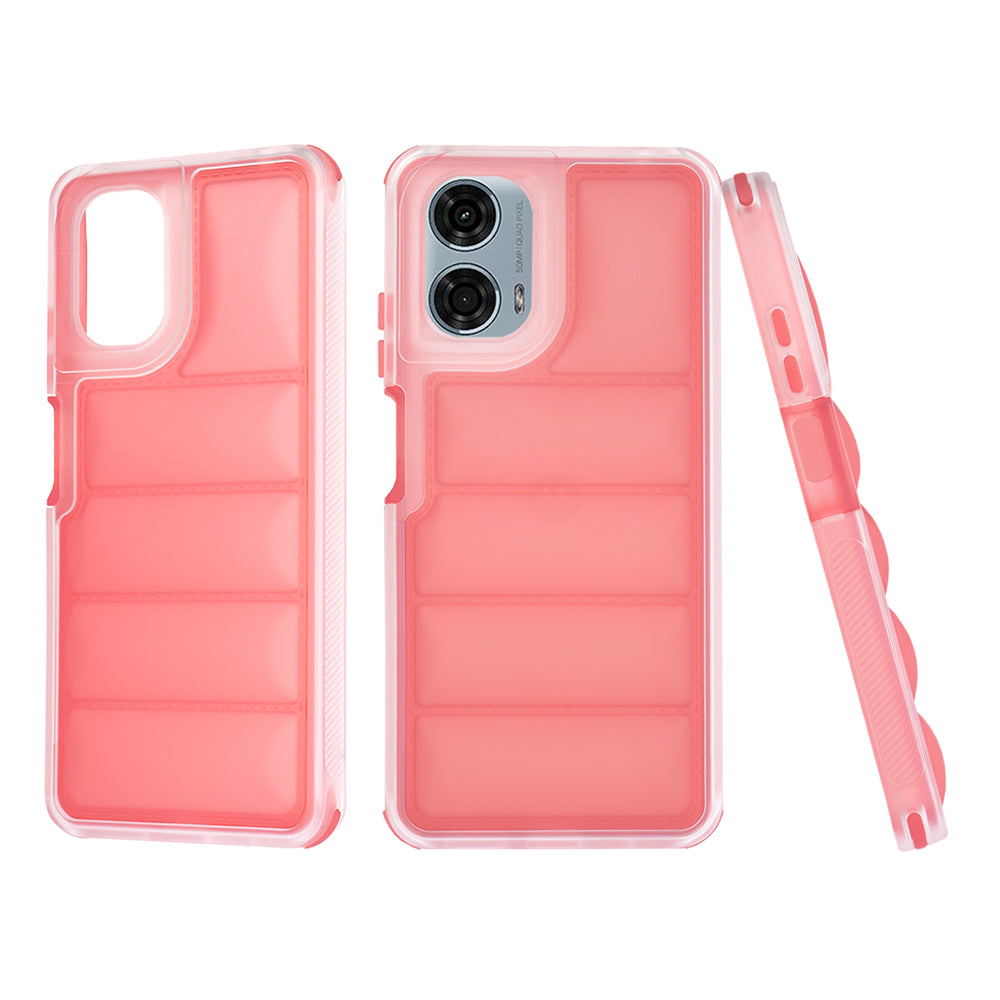 Θήκη για Motorola Moto G24 Power, Techsuit, Wave Shield, Κόκκινο