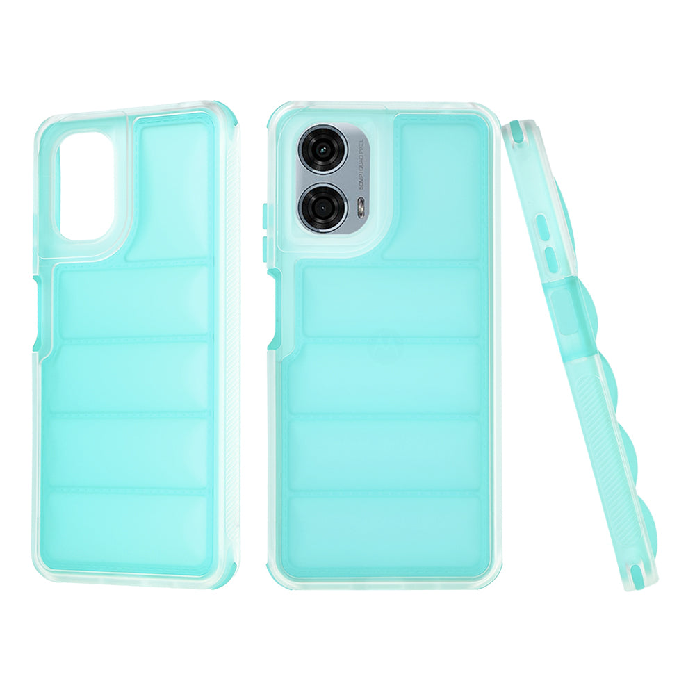 Θήκη για Motorola Moto G24 Power, Techsuit, Wave Shield, Τιρκουάζ