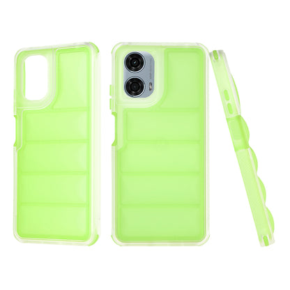 Case for Motorola Moto G24 Power, Techsuit, Wave Shield, Green