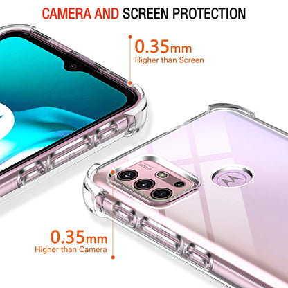 Θήκη για Motorola Moto G30 / G20 / G10, Techsuit, Ανθεκτική σε Κρούσεις Διαφανής, Διάφανη