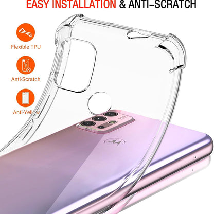 Θήκη για Motorola Moto G30 / G20 / G10, Techsuit, Ανθεκτική σε Κρούσεις Διαφανής, Διάφανη