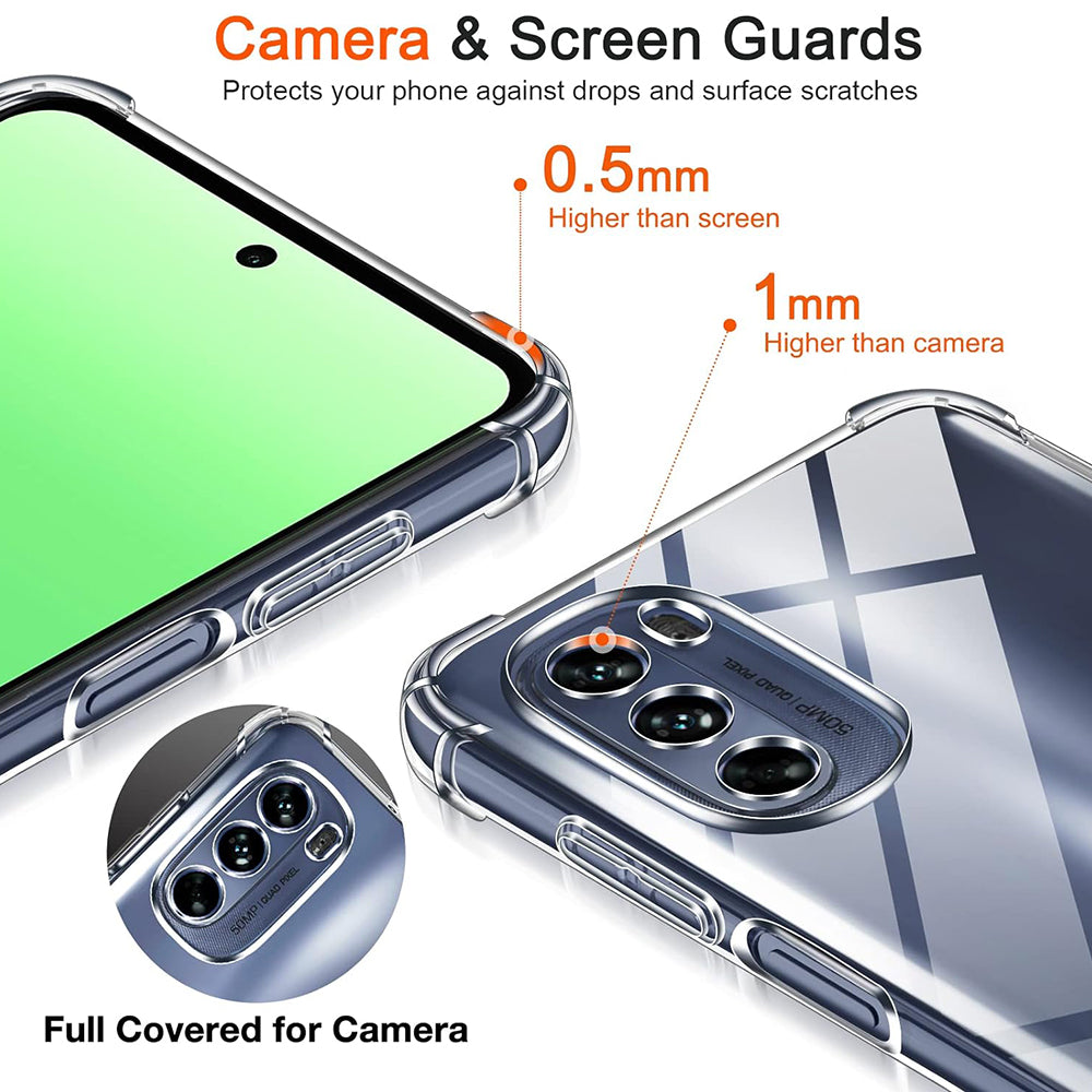 Θήκη για Motorola Moto G31 / G41, Techsuit, Ανθεκτική σε Κρούσεις Διαφανής, Διάφανη