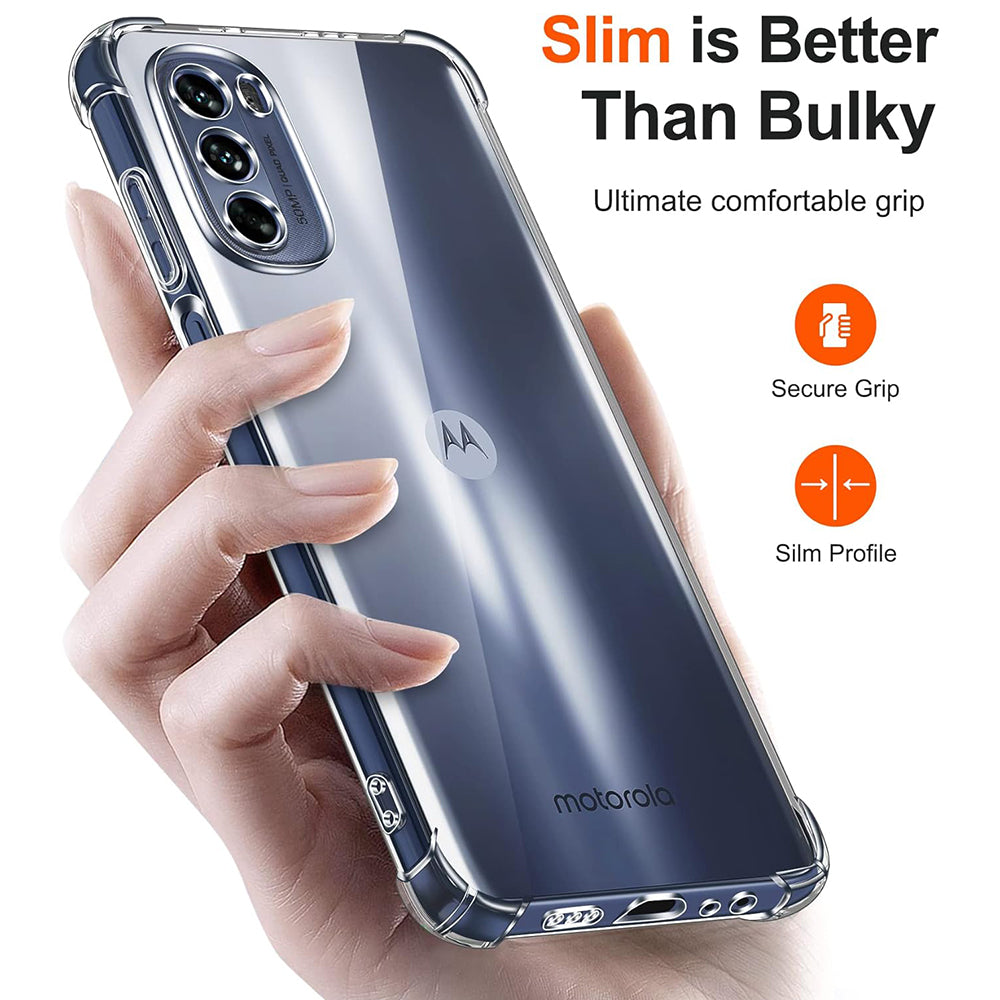 Θήκη για Motorola Moto G31 / G41, Techsuit, Ανθεκτική σε Κρούσεις Διαφανής, Διάφανη