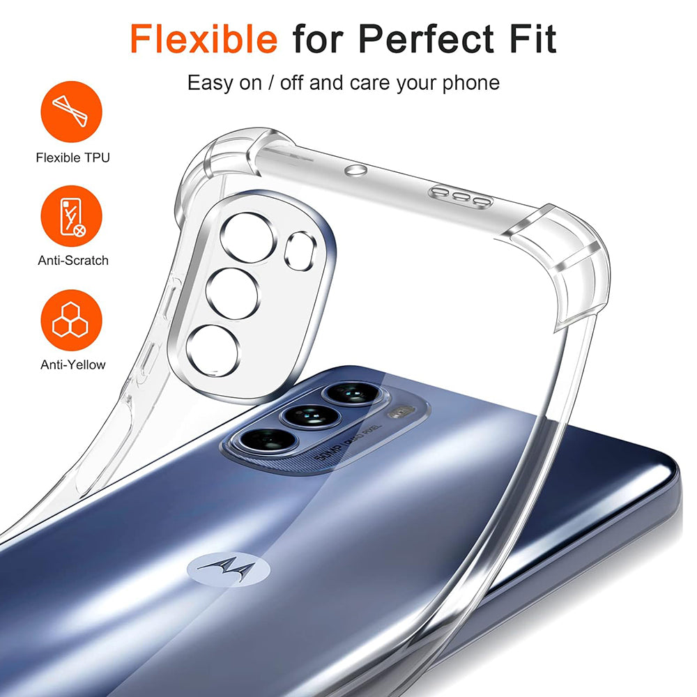 Θήκη για Motorola Moto G31 / G41, Techsuit, Ανθεκτική σε Κρούσεις Διαφανής, Διάφανη