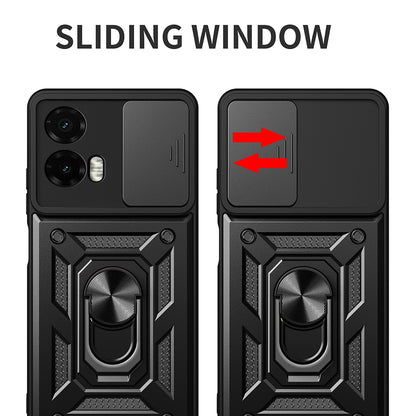 Case for Motorola Moto G35, Techsuit, CamShield, Black