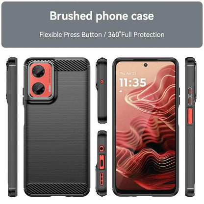 Case for Motorola Moto G35, Techsuit, Carbon, Blue