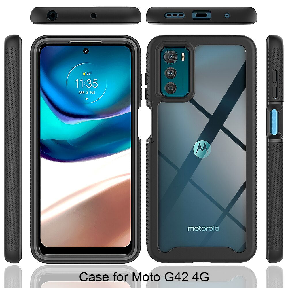 Θήκη για Motorola Moto G42, Techsuit, Defense360 Pro, Μαύρη