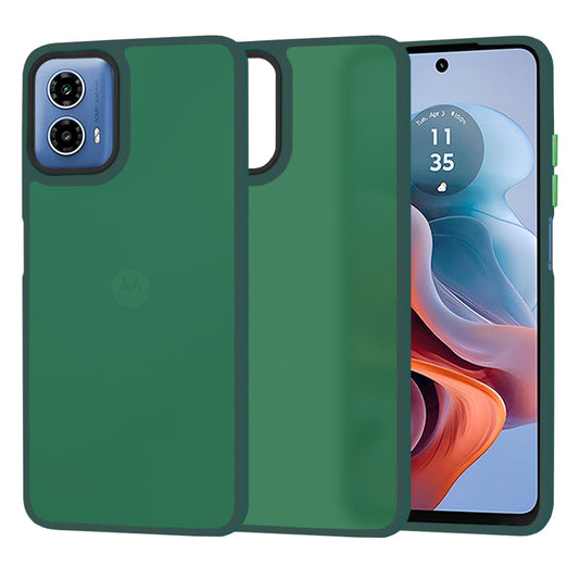 Θήκη για Motorola Moto G45 / G34, Techsuit, HaloFrost, Πράσινο