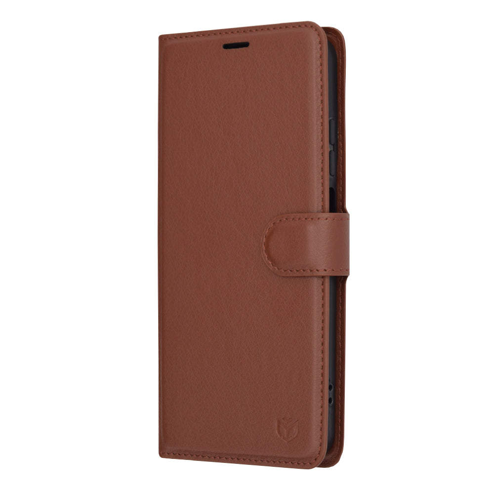 Θήκη για Motorola Moto G45 / G34, Techsuit, Leather Folio, Καφέ