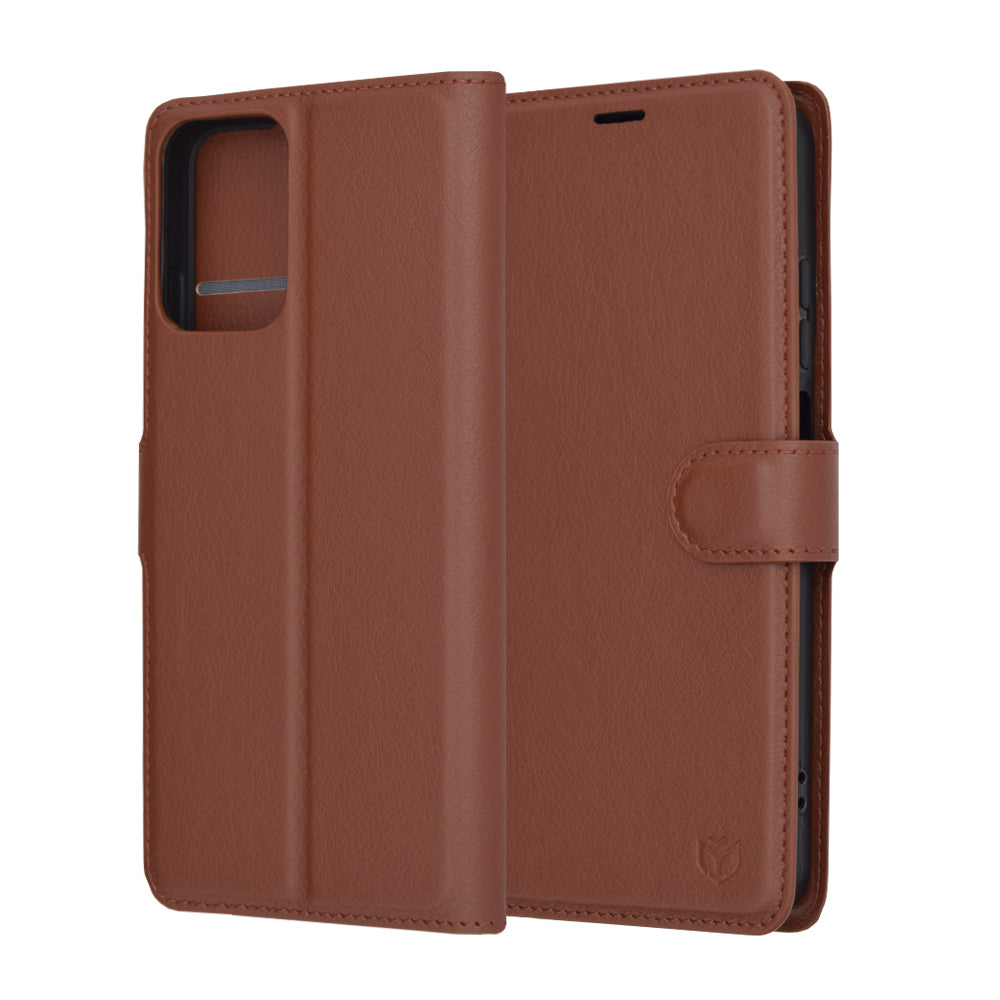 Θήκη για Motorola Moto G45 / G34, Techsuit, Leather Folio, Καφέ