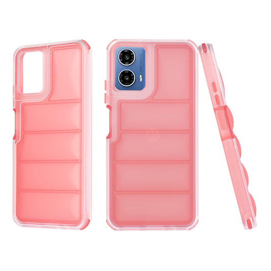 Θήκη για Motorola Moto G45 / G34, Techsuit, Wave Shield, Κόκκινο