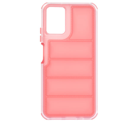 Case for Motorola Moto G45 / G34, Techsuit, Wave Shield, Red