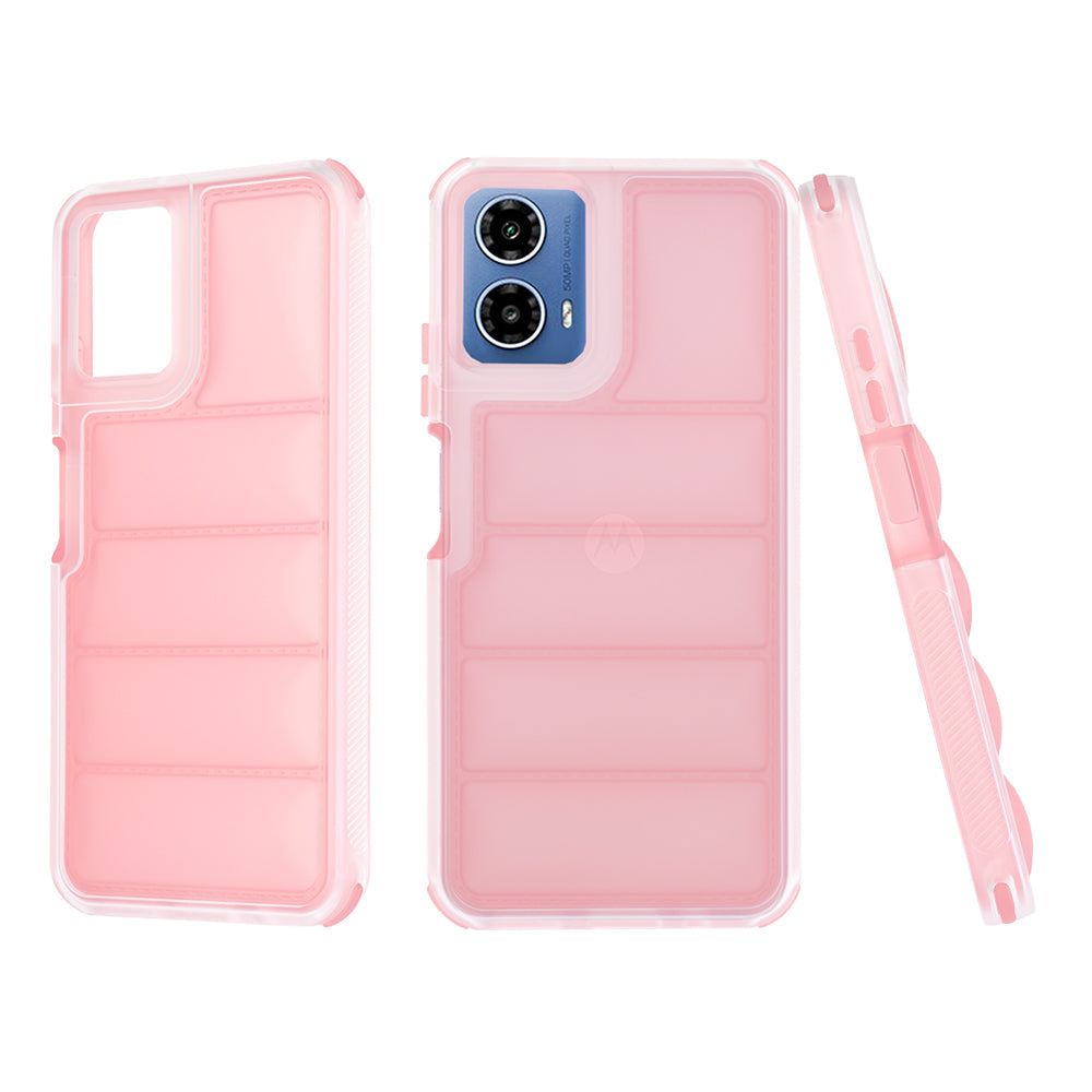 Θήκη για Motorola Moto G45 / G34, Techsuit, Wave Shield, Ροζ