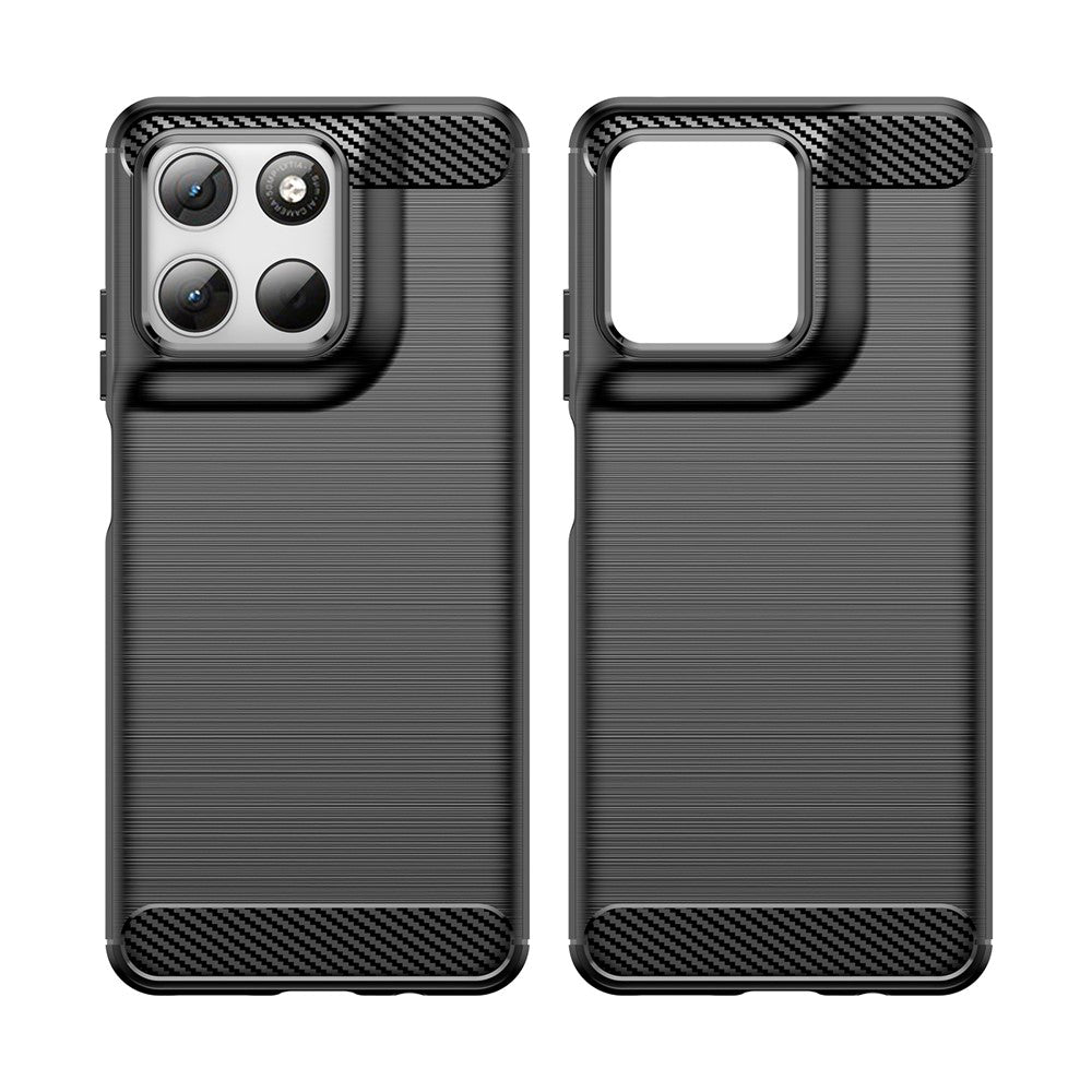 Θήκη για Motorola Moto G47 / G37 Power / G37 / G67 Power / G57 Power, Techsuit, Carbon, Μαύρη