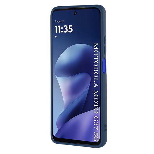 Θήκη για Motorola Moto G47 / G37 Power / G37, Techsuit, SoftFlex, Μπλε Σκούρο