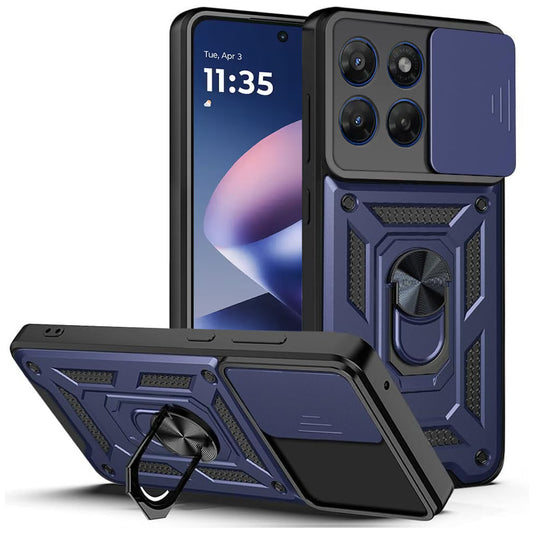 Θήκη για Motorola Moto G47 / G37, Techsuit, CamShield, Μπλε