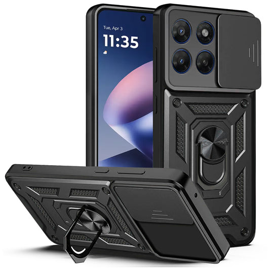 Θήκη για Motorola Moto G47 / G37, Techsuit, CamShield, Μαύρο