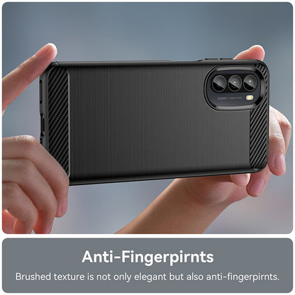 Θήκη για Motorola Moto G52 / G82, Techsuit, Carbon, Μαύρο
