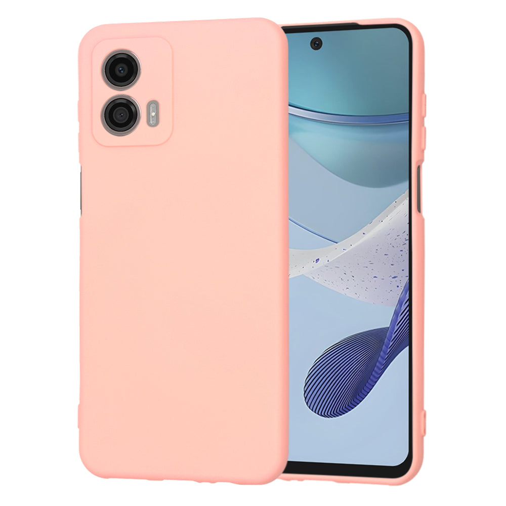 Case for Motorola Moto G53, Techsuit, SoftFlex, Light Pink