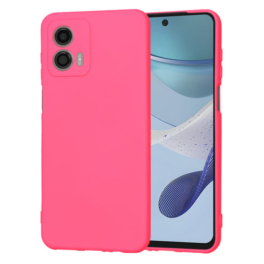 Θήκη για Motorola Moto G53, Techsuit, SoftFlex, Σκούρο Ροζ
