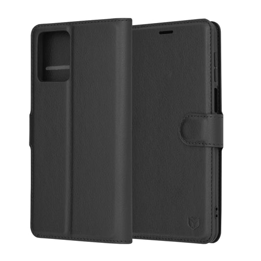Θήκη για Motorola Moto G54, Techsuit, Leather Folio, Μαύρη