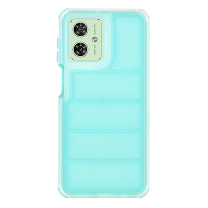 Case for Motorola Moto G54, Techsuit, Wave Shield, Turquoise