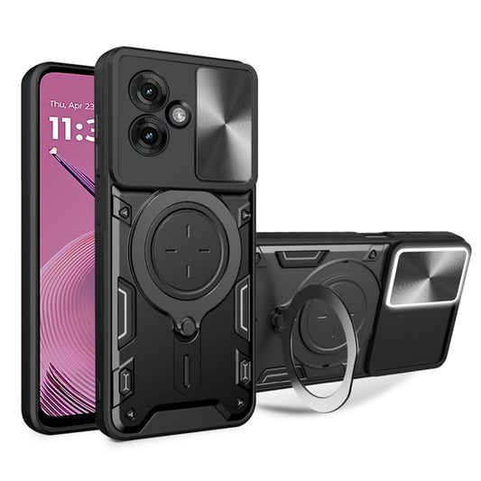 Θήκη για Motorola Moto G55, Techsuit, CamGuard Pro, Μαύρο