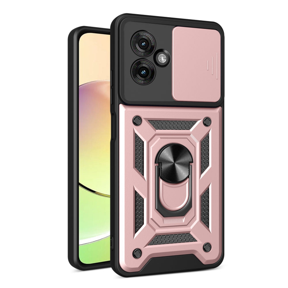 Case for Motorola Moto G55, Techsuit, CamShield, Pink