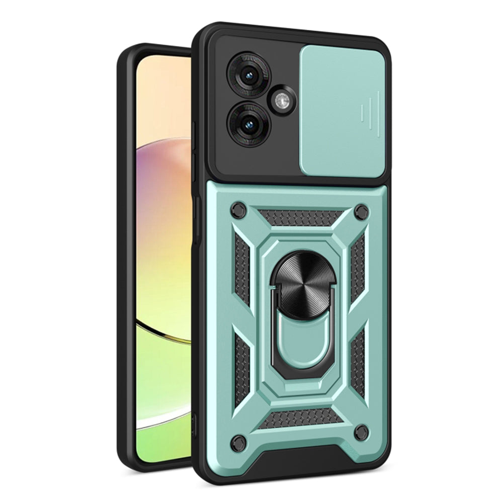Case for Motorola Moto G55, Techsuit, CamShield, Green