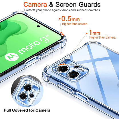 Θήκη για Motorola Moto G62 5G, Techsuit, Ανθεκτική σε Κρούσεις Διαφανής, Διαφάνεια