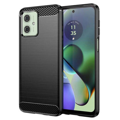 Θήκη για Motorola Moto G64 / G54 Power Edition / G54, Techsuit, Carbon, Μαύρο