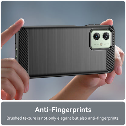 Θήκη για Motorola Moto G64 / G54 Power Edition / G54, Techsuit, Carbon, Μαύρο