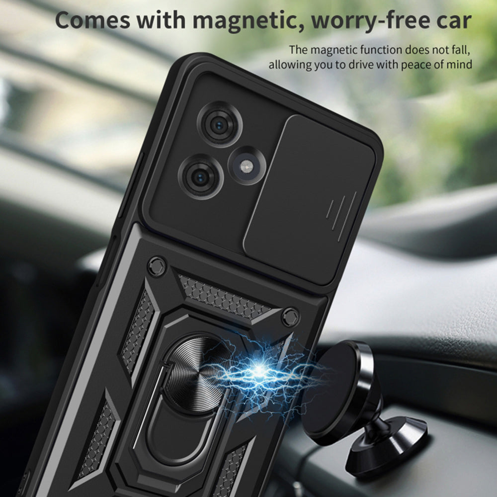 Θήκη για Motorola Moto G64 / G54 Power Edition, Techsuit, CamShield, Μαύρο