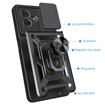 Θήκη για Motorola Moto G64 / G54 Power Edition, Techsuit, CamShield, Μαύρο