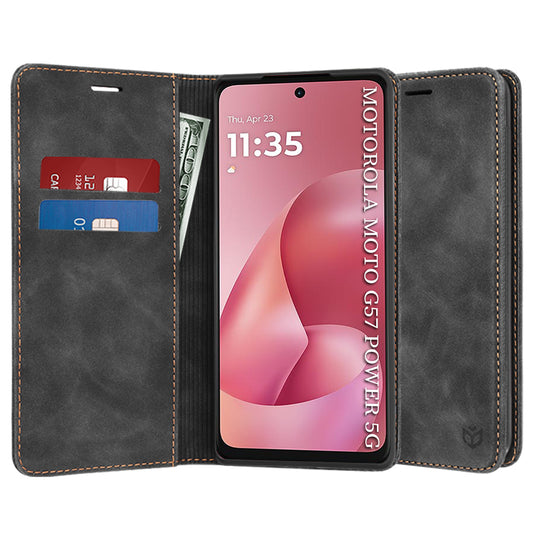 Θήκη για Motorola Moto G67 Power / G57 Power, Techsuit, Confy, Μαύρη