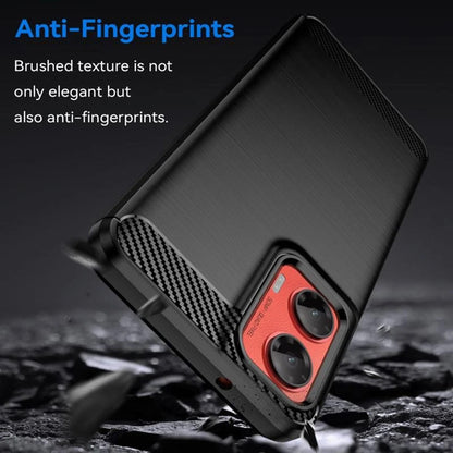 Θήκη για Motorola Moto G75, Techsuit, Carbon, Μαύρο