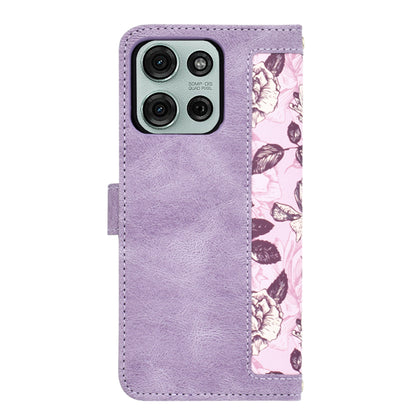 Θήκη για Motorola Moto G75, Techsuit, FlipCraft, Μωβ