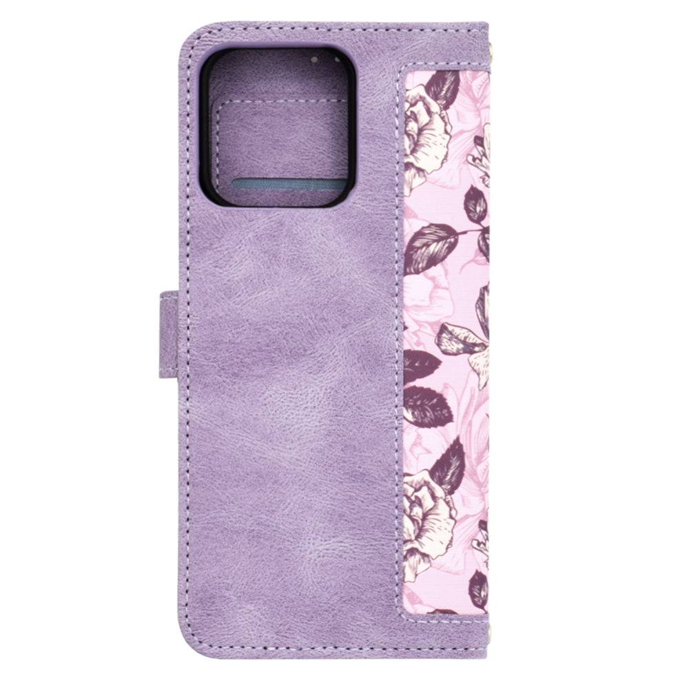Θήκη για Motorola Moto G75, Techsuit, FlipCraft, Μωβ
