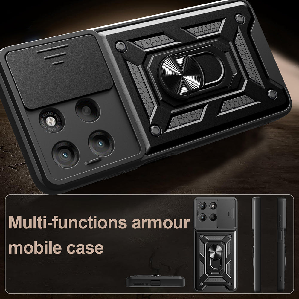 Θήκη για Motorola Moto G77 / G67, Techsuit, CamShield, Μπλε