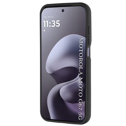 Θήκη για Motorola Moto G77 / G67, Techsuit, Glinth, Μαύρη